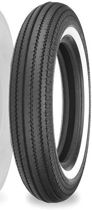 NEUMÁTICO TRASERO HONDA CB450 CL450 CB500 K CB500T CB750 KZ900 GS750 BLANCO PARED Foto 2 de 4