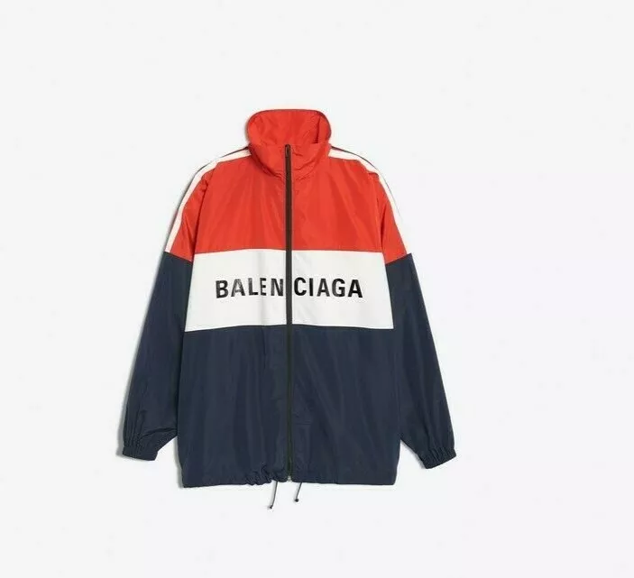 Balenciaga Embroidered Front Logo Denim Jacket in Blue Lyst #11 Balenciaga Embroidered Front Logo Denim Jacket in Blue Lyst