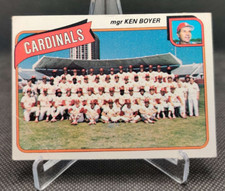 1980 Topps #244 St. Louis Cardinals CL/Ken Boyer MG baseball card
