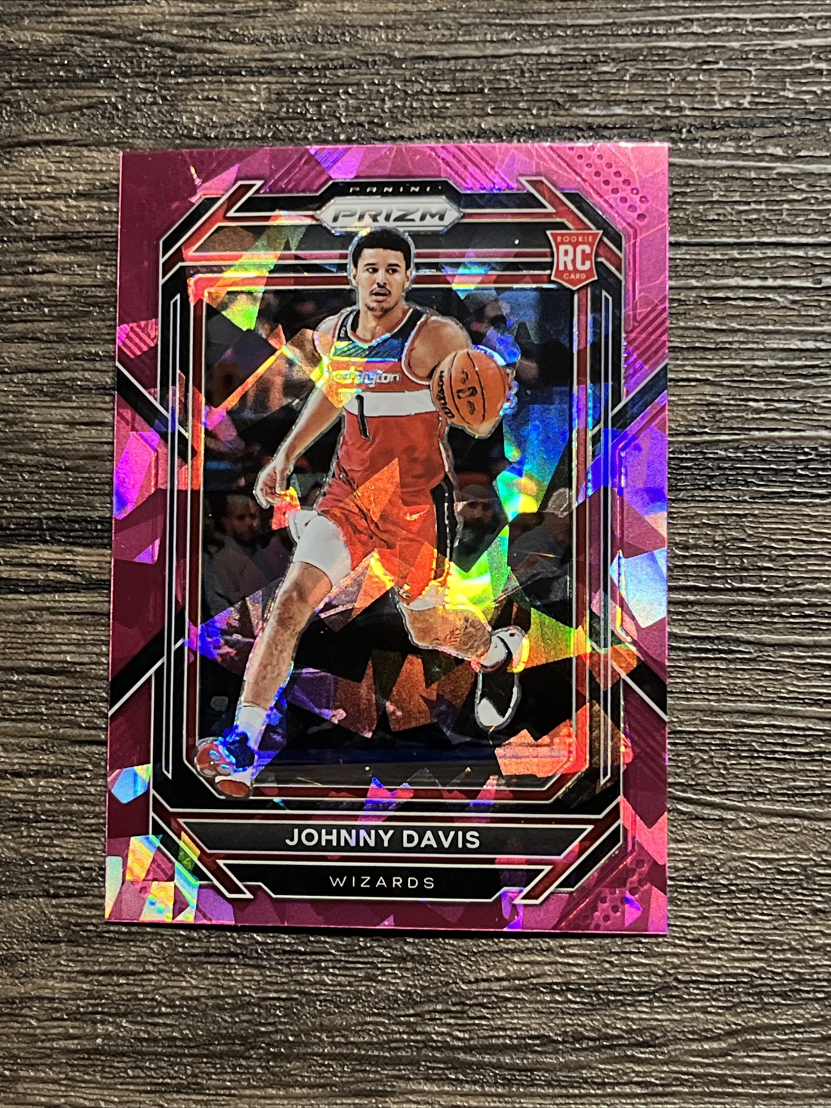 2022-2023 Prizm Basketball Johnny Davis RC Wizards #231 Pink Ice Prizm✅ Rookie!