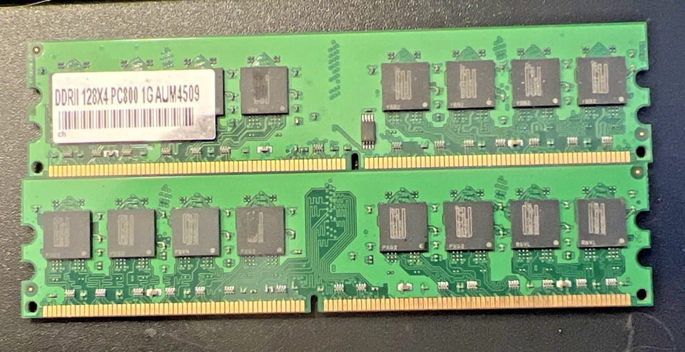 Pair of 1GB DDRII 128X4 1GB PC800 Memory Modules (2GB Total) - Image 3 of 3