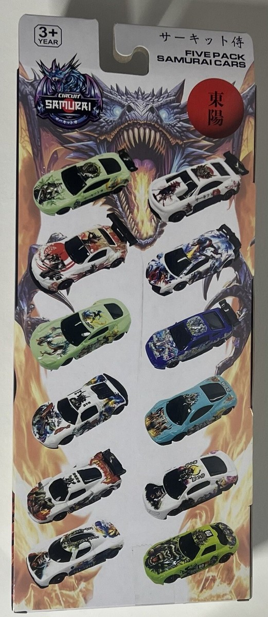 Samurai Circuit Racers 5 Pack, Samurai Diecast Cars NEW/VHTF | eBay
