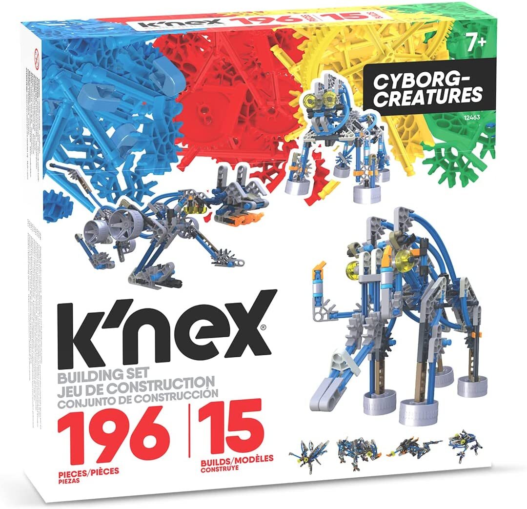 KNEX 12643 Classics 196шт 15 моделей - Существа-киборги, развивающие игрушки для детей