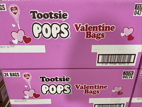 Tootsie Pops CHERRY 50 pops Cherry FUN & LOVE ❤️MESSAGE ON EVERY WRAPPER ❤️ - Picture 6 of 8
