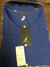 Nautica Men's Long Sleeve Button Down Shirt, French cuff, New assorted sizes