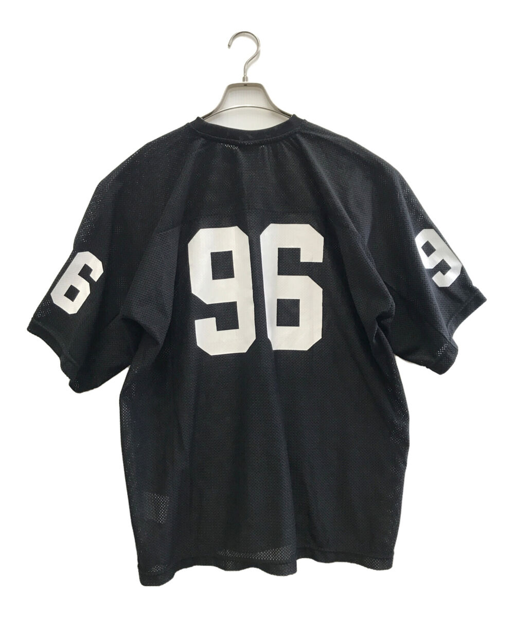 WTAPS Numbered mesh jersey T-shirt Size: X04 Black x white WTAPS Numbered mesh jersey T-shirt Size: X04 Black x white