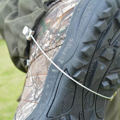 Waterproof Hunting Outdoor Leg Gaiters Tactical Camping Shoes Boots Cover Snow - Picture 4 of 10