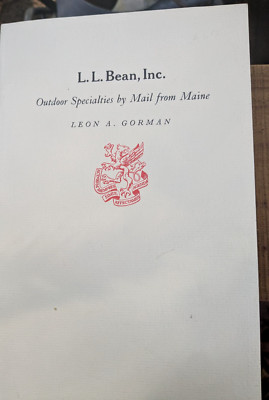 1981 L.L. Bean Outdoor Specialties Booklet Leon Gorman 23pp Maine History