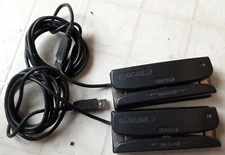 2x Id Tech Omni Slot Reader, Infrared Scanner, USB Emulation, Black WCR3227-712U