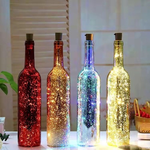 4Pcs Wine Bottle Cork Fairy String Light 2M 20 LED Lights Battery Operated Party - Picture 3 of 34