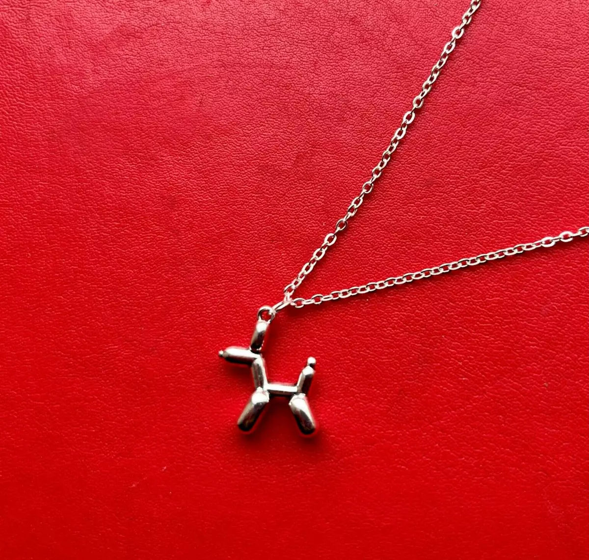 Balloon dog deals necklace