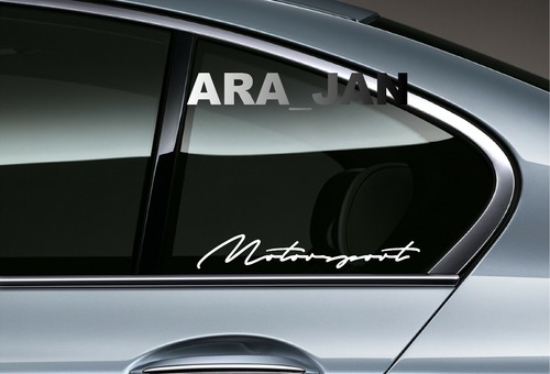Motorsport Decal Sport sticker car logo window emblem racing auto performance - Picture 2 of 4