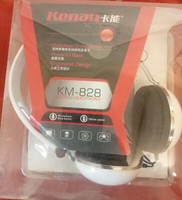 KANEN KM-828 STEREO HEADPHONES ( RIVER ISLAND )WHITE.