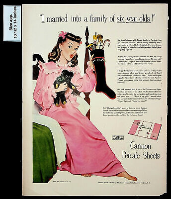 Vintage advertising print ad FASHION Purr-sonally I just adore PEDS Girl  Cat 66