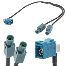 Radio Y-Antennen Adapter FAKRA (Z) Buchse Doppel FAKRA Stecker Kabel