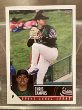 2024 Choice Chris Campos Great Lakes Loons Team Card Dodgers