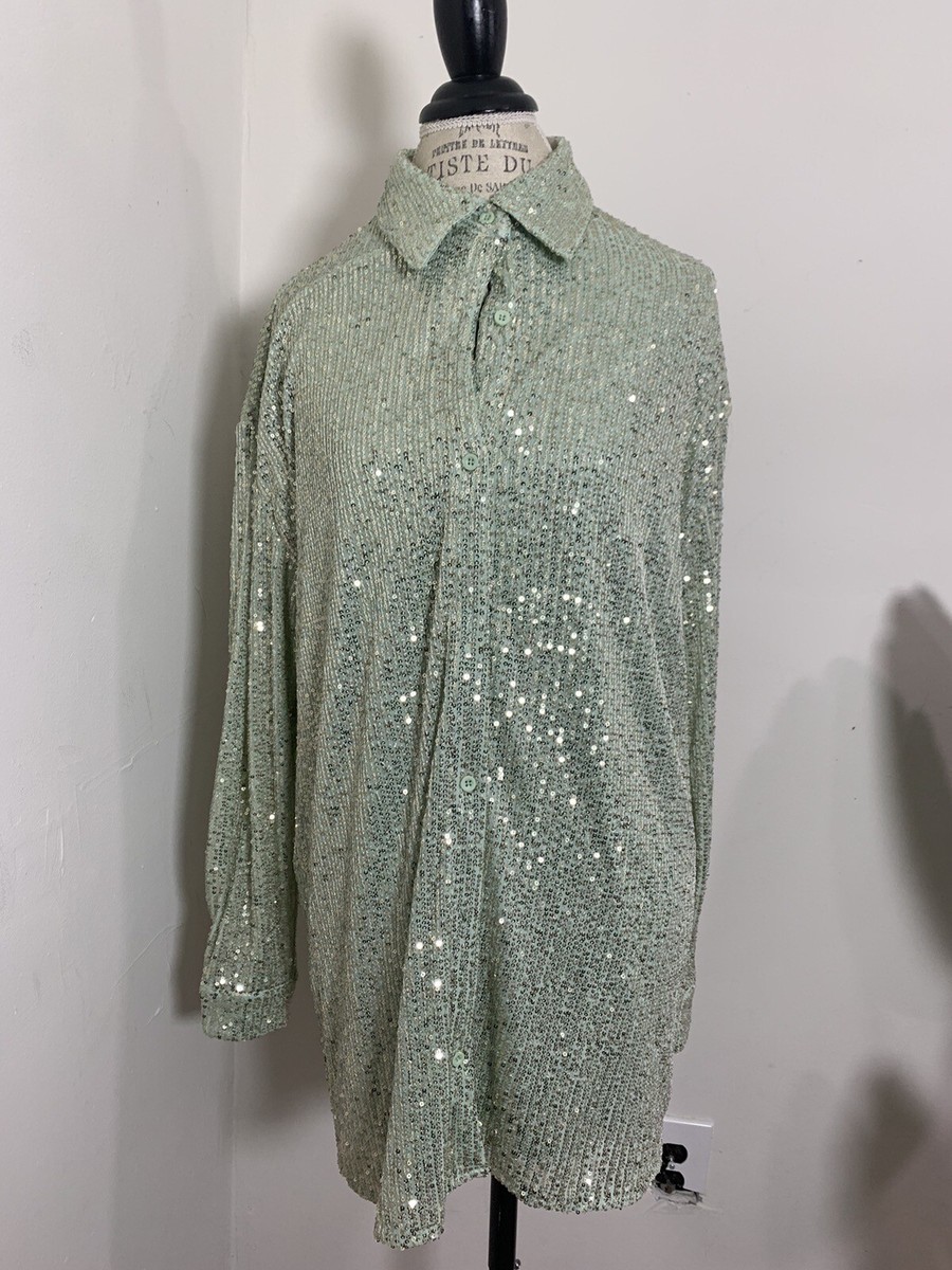 ANTHROPOLOGIE Flat Green Sequin Tunic Dress, Size M | eBay ANTHROPOLOGIE Flat Green Sequin Tunic Dress, Size M | eBay