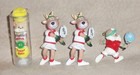 Lot of 7 vintage TENNIS ornaments Hallmark Keepsake '88 Santa, '93 Vixen, Racket — photo 2