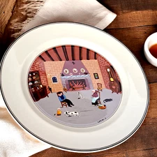 Villeroy & Boch Design Naif  LaPlau Dinner Plate 10.5" By The Fireside