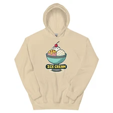 Ice Cream Party Supplies Items Birthday Event Hoodie