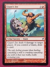 Magic The Gathering LORWYN GIANT'S IRE red card MTG