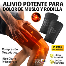 Rodillera y Muslera Deportiva 2 en 1 para Dolor Muscular Recuperación Deporte