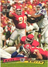 1996 Stadium Club #70 Neil Smith Kansas City Chiefs Football Card