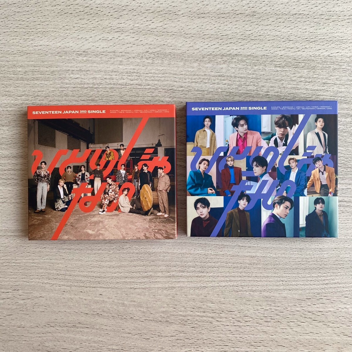 SEVENTEEN japan 3rd single Not Alone all ver. set + dino