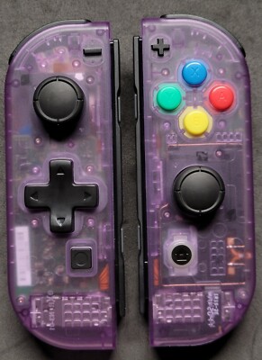 Custom Nintendo Switch Joy Con Controller! Atomic Purple Nintendo