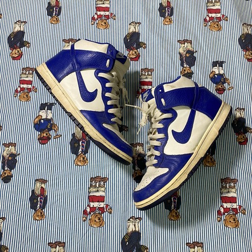 2011 Nike Dunk High Kentucky Sneakers Shoes Men's US 9.5 EUR 43 White Blue  | eBay