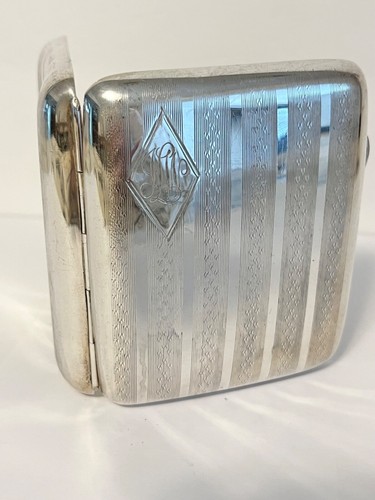 Birmingham England J.C. LtD Sterling Silver Cigarette Case