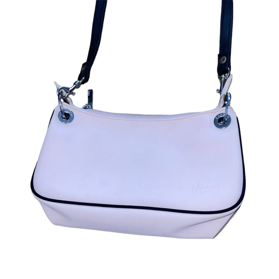 ВИНТАЖНЫЙ LACOSTE БАГЕТ НАПЛЕЧНАЯ СУМКА розовый - Изображение 2 из 4