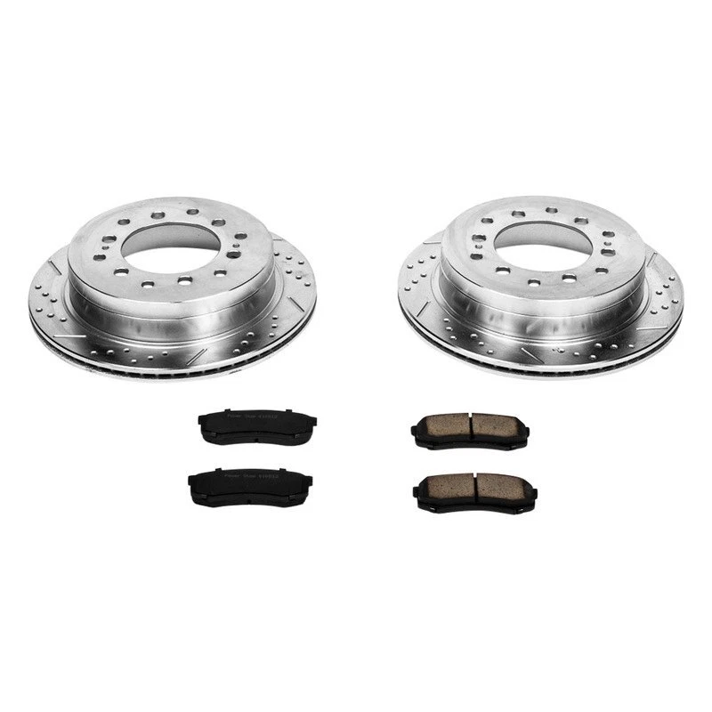 Kit de frenos deportivos Power Stop 1-Click Z23 Evolution para 03-09 Toyota 4Runner Foto 2 de 2