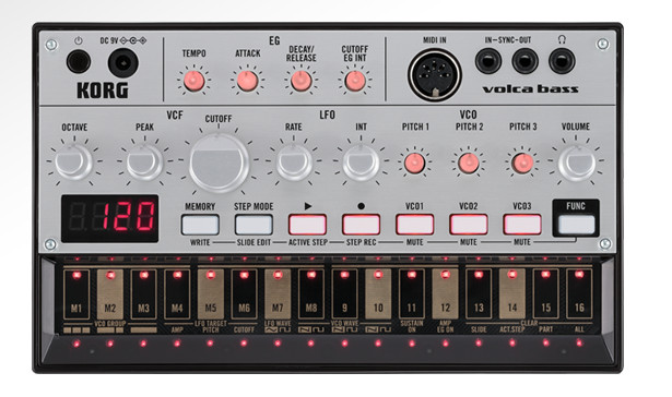 Korg VOLCA Настоящая аналоговая бас-машина 26290₽