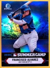 2021 Bowman Chrome 2020 Summer Camp #SC-16 Francisco Alvarez New York Mets