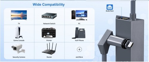 Starlink Ethernet Adapter for Starlink Actuated Gen 2 Wired External Network - Photo 8/8