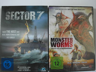 Horror Sammlung - Sector 7 & Monster Worms ... im Stil von Tremors Raketenwürmer