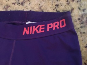 purple nike pros