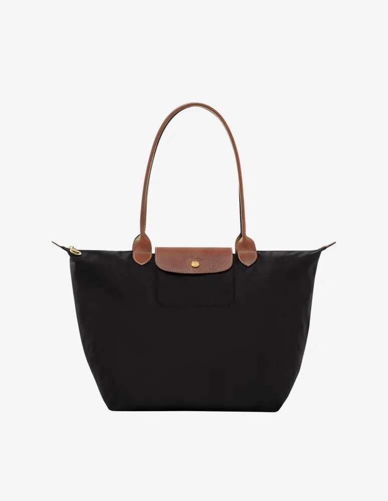 トートバッグ Longchamp Black Le Pliage Original L bag LONGCHAMP Le Pliage Original Tote Large Shoulder Bag Black