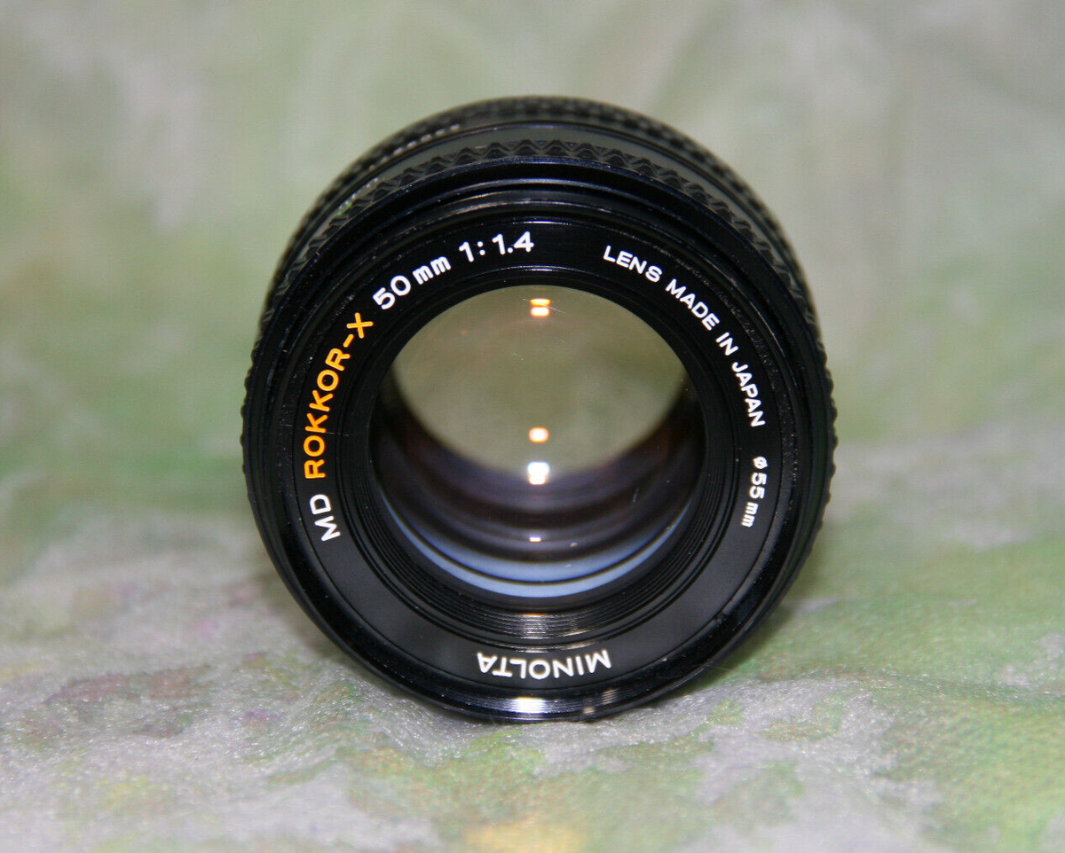 Minolta MD Rokkor 50mm F1.4 Lens Made in JAPAN | eBay