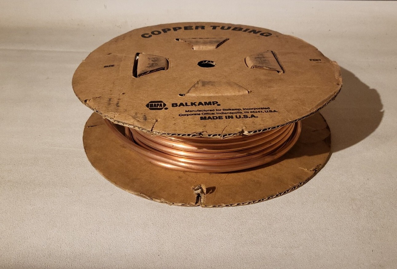 NAPA Spooled Copper Tubing 1/4" x 50 Foot Part 8233021 eBay