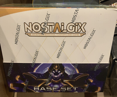 Nostalgix TCG Kickstarter Day Zero Booster Box BUNDLE | eBay