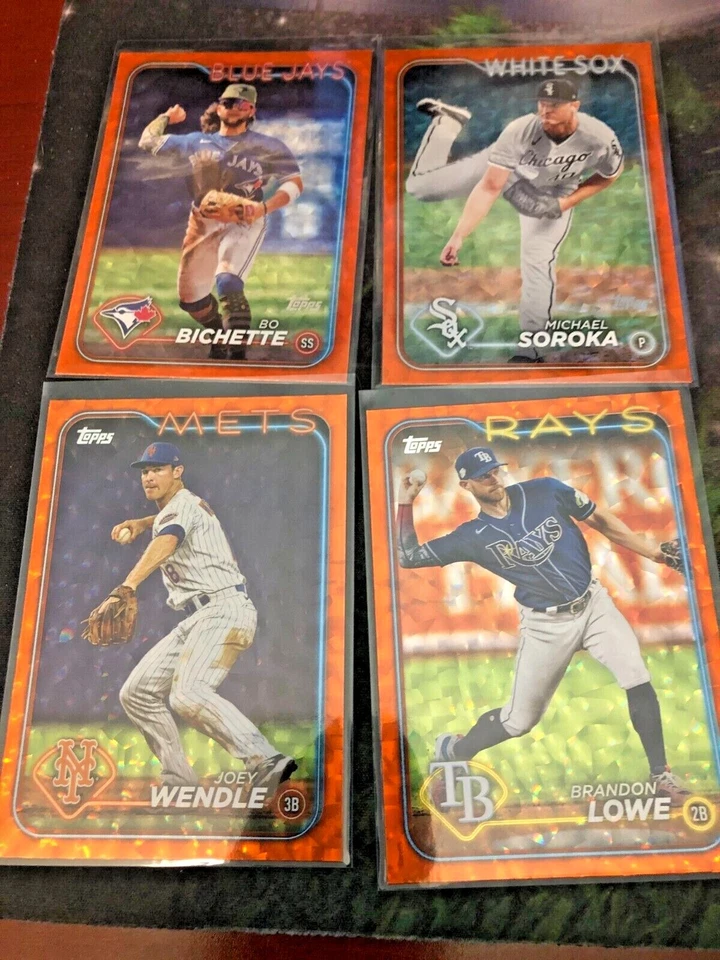 Orange Foilboard /299 Parallel Card YOU PICK 2024 Topps Series 1, 2 & Update - Image 3 of 4