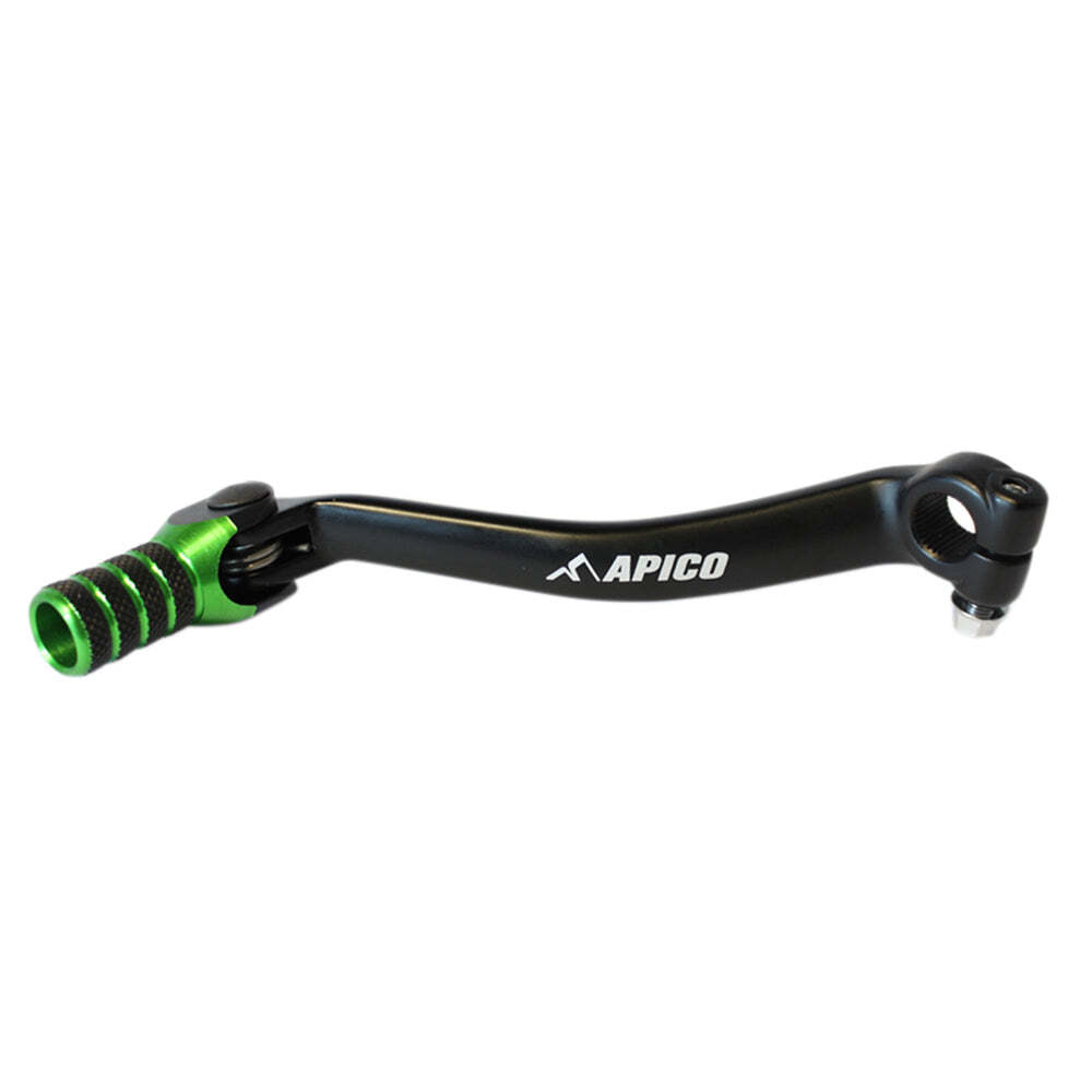 Apico Gear Lever Elite KAWASAKI KX450F 06-08 Black/Green