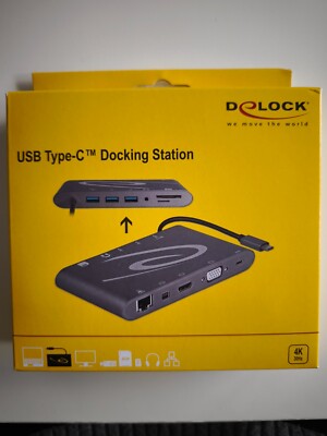 Dockingstation DeLock 87297 USB Type-C 3.0  für Notebooks und MacBooks optimiert