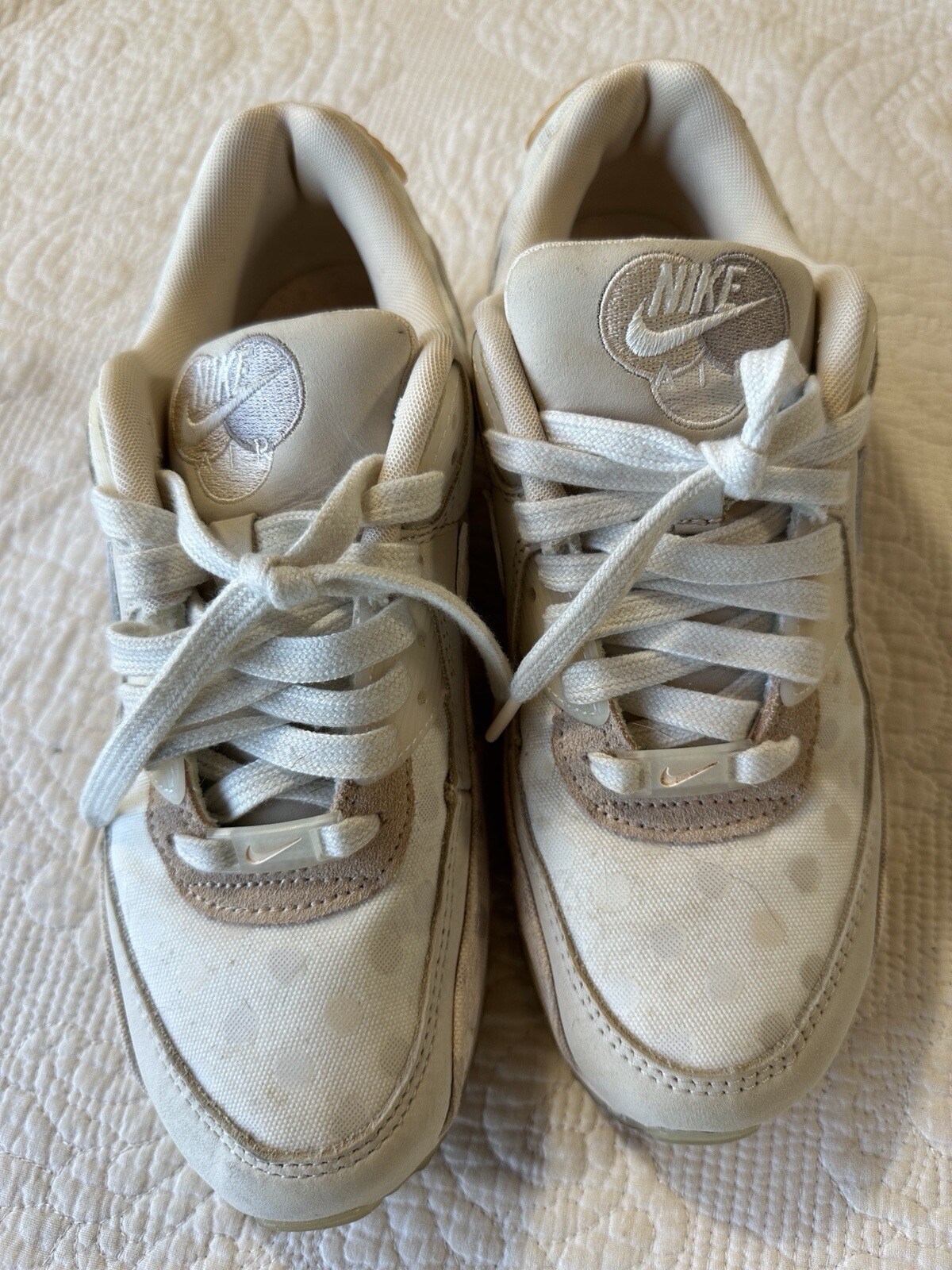 Scarpe Nike Air Max 90 NRG Shimmer Polka Venn Diagram Sail Sand CZ1929 da uomo taglia 6 5