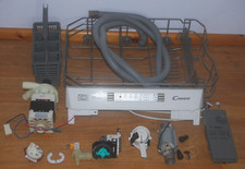 CANDY CDP4610-80 DISHWASHER BROKEN FOR INDIVIDUAL PARTS: SEE DESCRIPTION SECTION