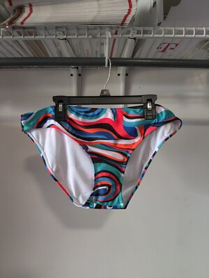 NWoT Reebok Women's Hipster Bikini Swim Bottom Multicolor Size XL $50 10HL154
