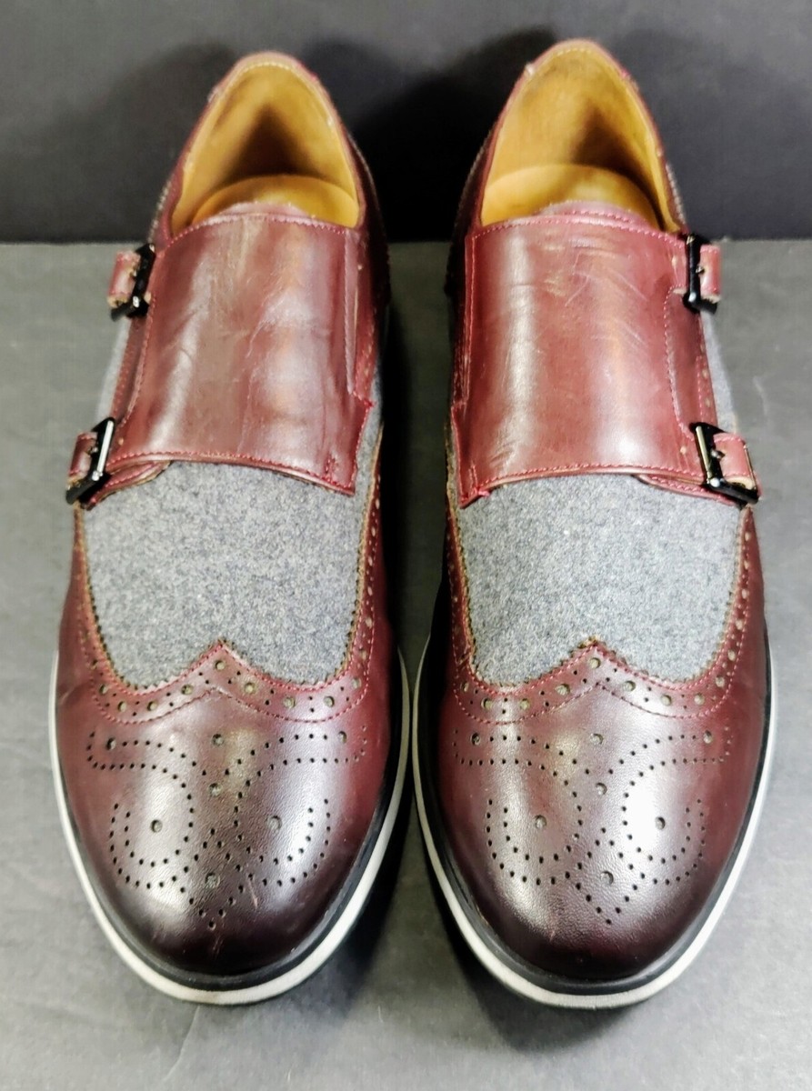 MARC NOLAN 'PALMER' WINGTIP OXFORD SNEAKERS LEATHER CASUAL SHOES