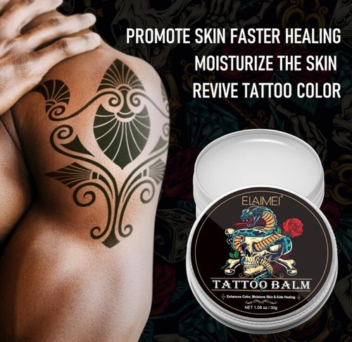 AFTERCARE TATTOO BALM Enhances Colors OLD & NEW TATTOO Heals and Protects Butter - Picture 7 of 15